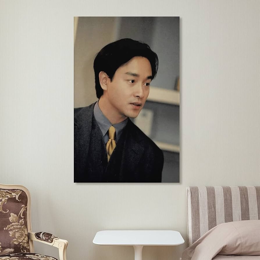 レスリー・チャン「コニカフィルム 広告 大型ポスター」1986年（非売品