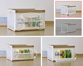 Amazon｜収納ボックス オリコン 折りたたみコンテナ 50L 両扉