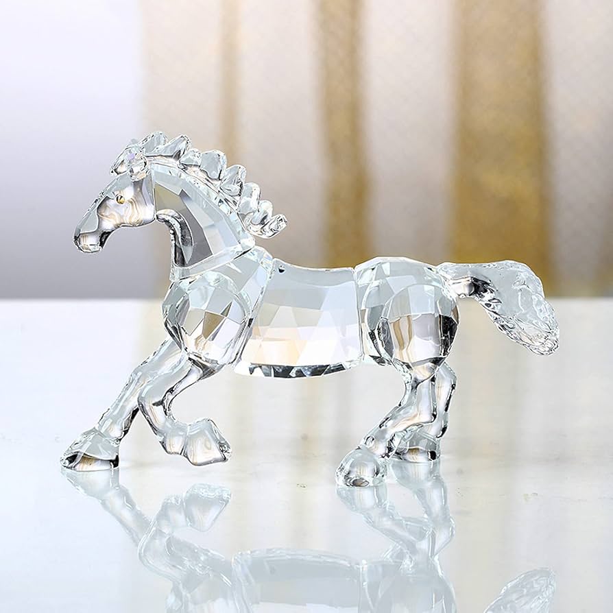 Swarovski クリスタルガラス 馬のオブジェ