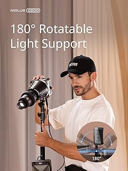 Amazon.com : ZHIYUN Molus G200 [Official] 200W COB Video Light