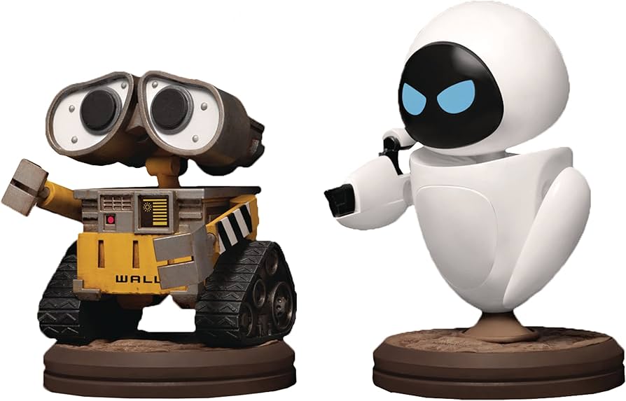 Amazon.com: Beast Kingdom Disney: Wall-E and EVE Mini Egg Attack