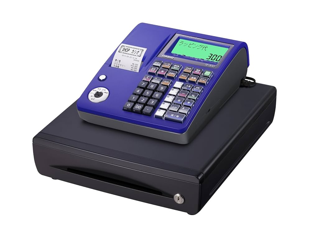 6816 【動作確認・初期化済み】 CASIO TE-300 電子レジスター