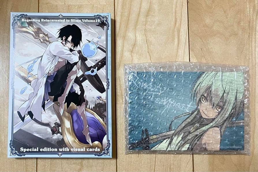 Amazon.co.jp: 転スラ 小説 19巻 特装版 ビジュアルカード3枚セット