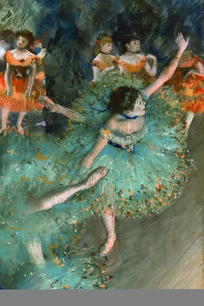Amazon.com: Edgar Degas Green Dancer Poster 1879 Ballerina Ballet