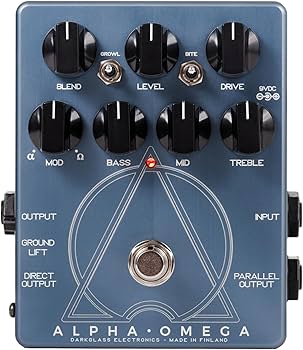 Amazon.com: Darkglass Alpha Omega Dual Bass Preamp Pedal w/ 6-band