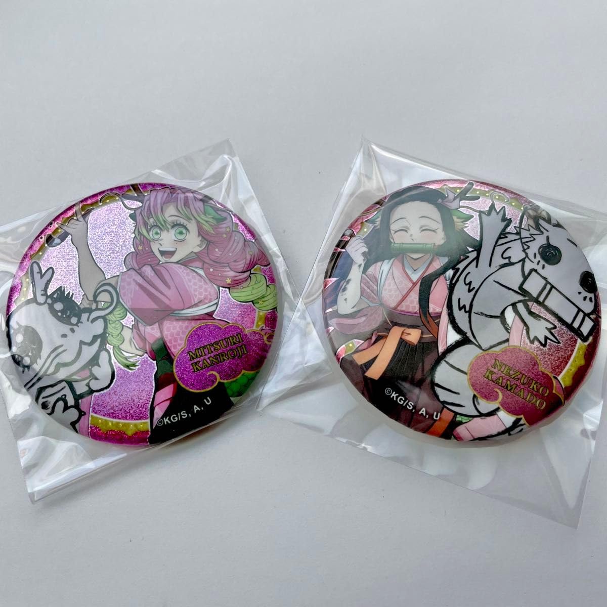 卯年 甘露寺蜜璃 缶バッジ 鬼滅の刃