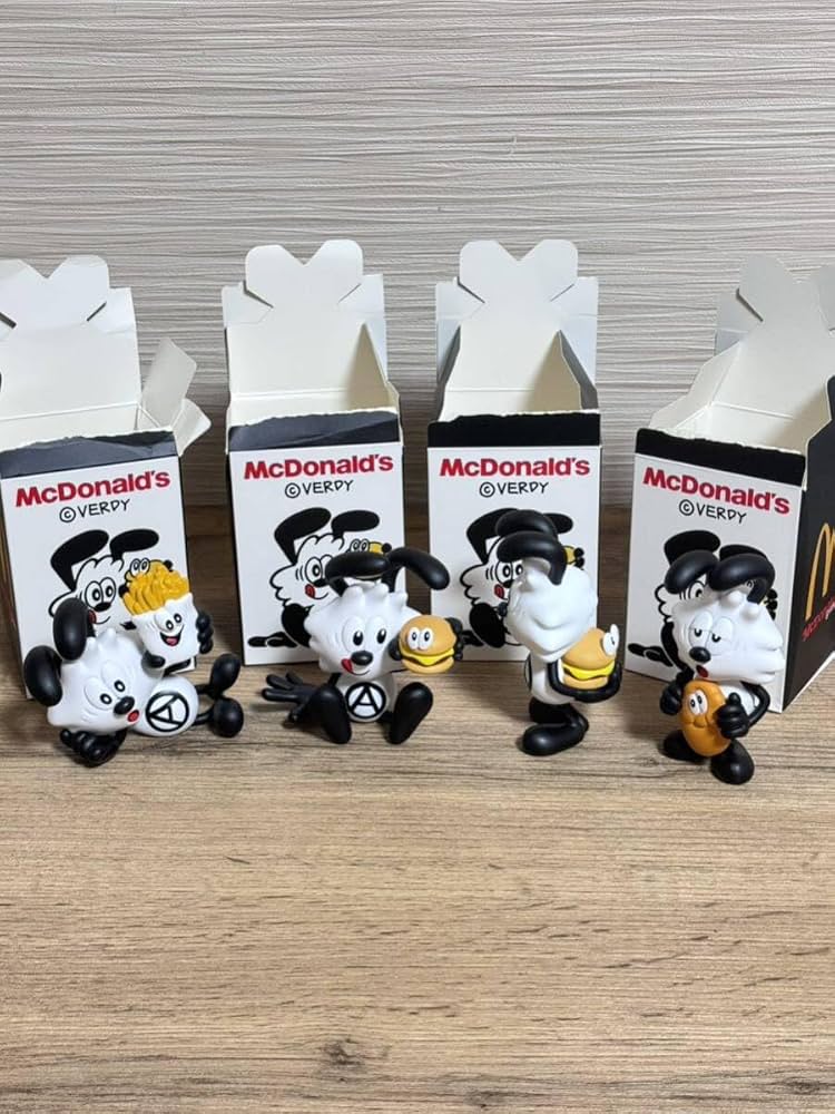Amazon | 開封品verdy vick フィギュア 香港マクドナルド 全4種セット