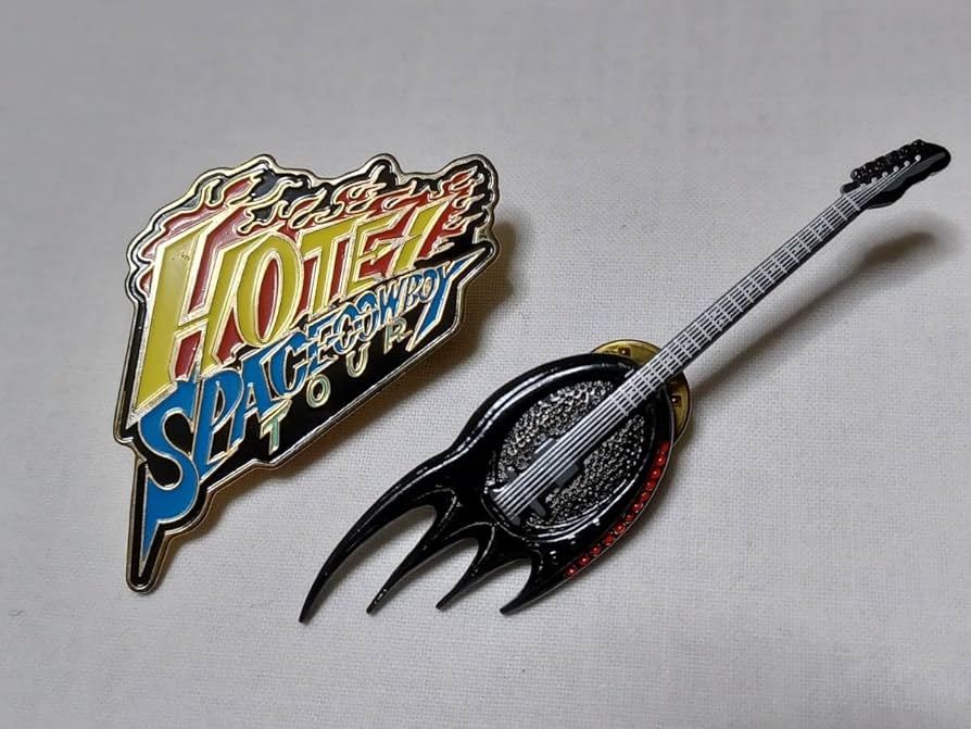 布袋寅泰 ピンバッジ GREATEST HITS TOUR ブラックファイヤー 布袋寅泰