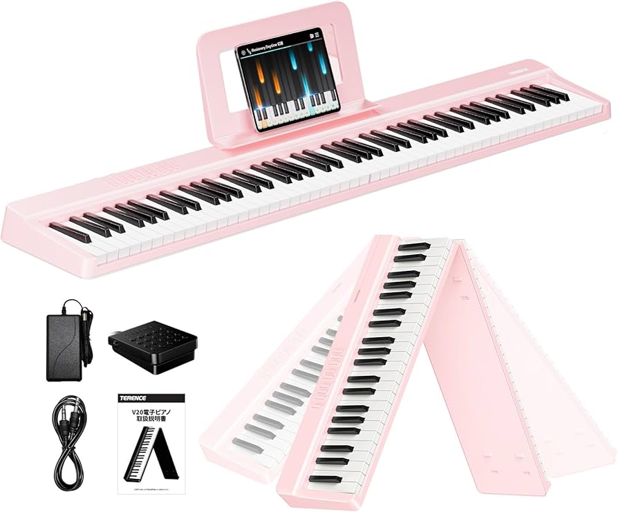 TERENCE V50 ホワイト 電子ピアノ 88鍵盤 Amazon | TERENCE 電子ピアノ
