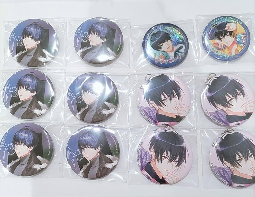 A3! キャラバッジ 缶バッジ 月岡紬 紬 13個セット グッズ-ボード】A3