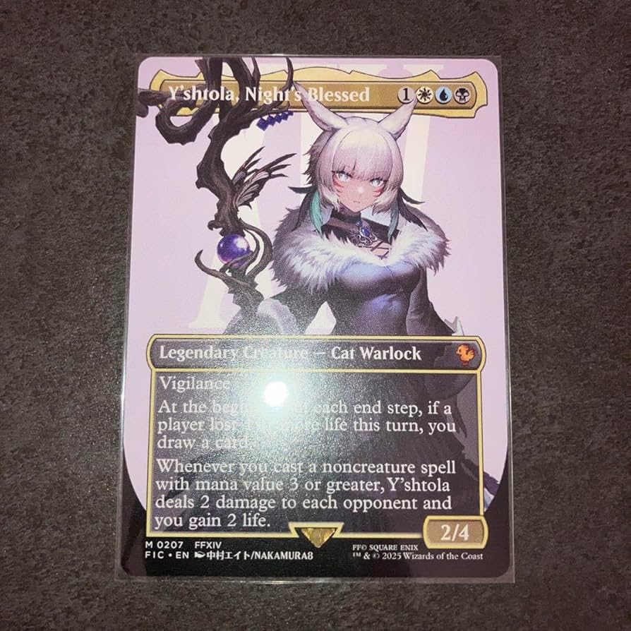 MTG FF 魔女、ヤ・シュトラ・ルル ボーダーレス 英語版 foil MTG FF