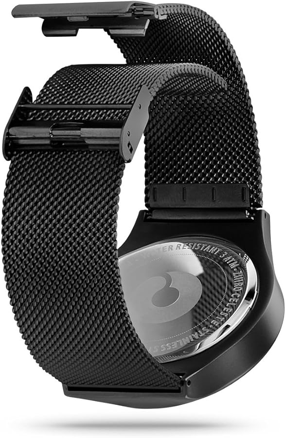 Amazon.co.jp: ZIIIRO マーキュリー ユニセックス 腕時計 ブラック