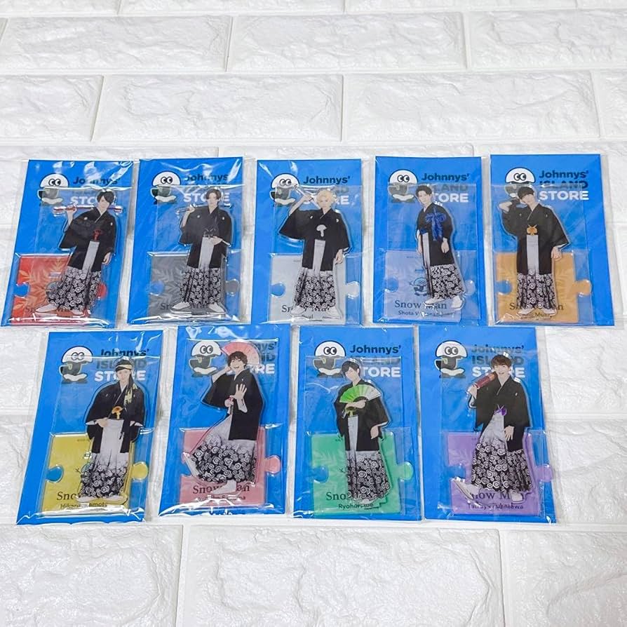 スノーマン アクリルスタンド アクスタ 全員 9人セット ステッカー