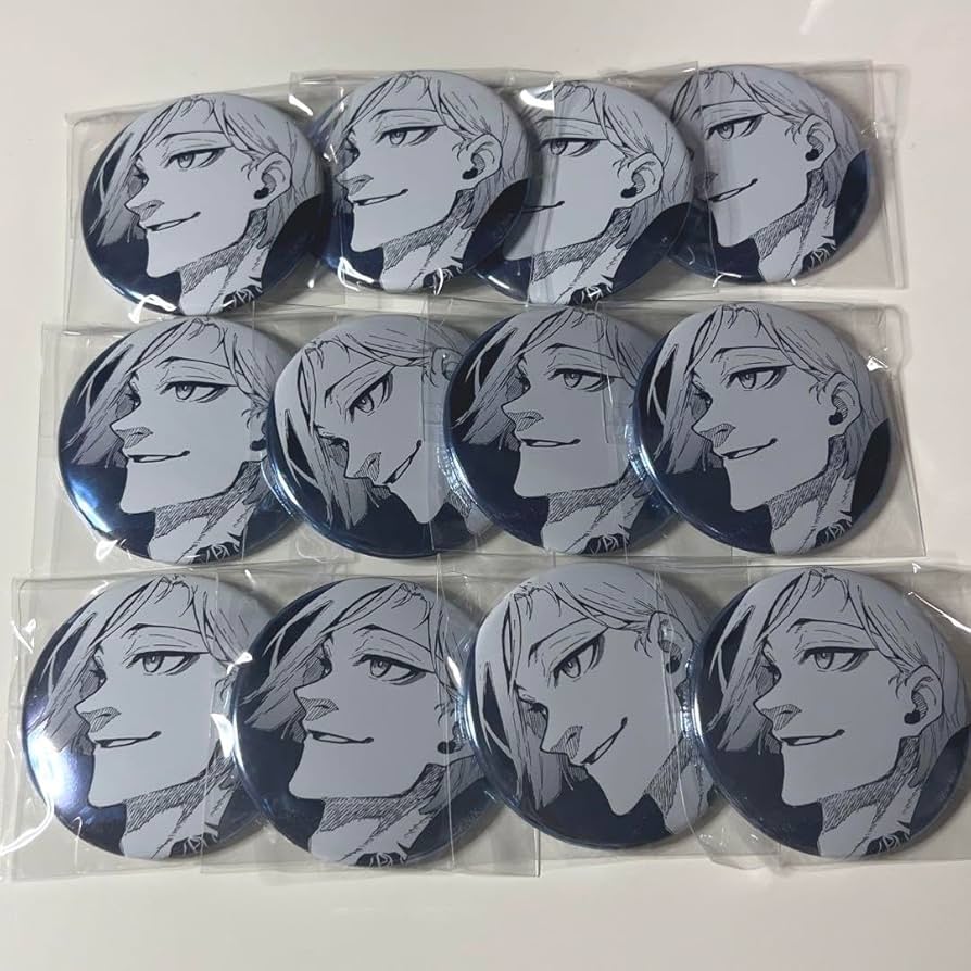 ブルーロックミヒャエル・カイザー缶バッジカラーブルロ展