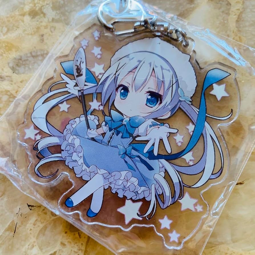 ご注文はうさぎですか？ チノ 缶バッチ アクリルブロック 〈ハート