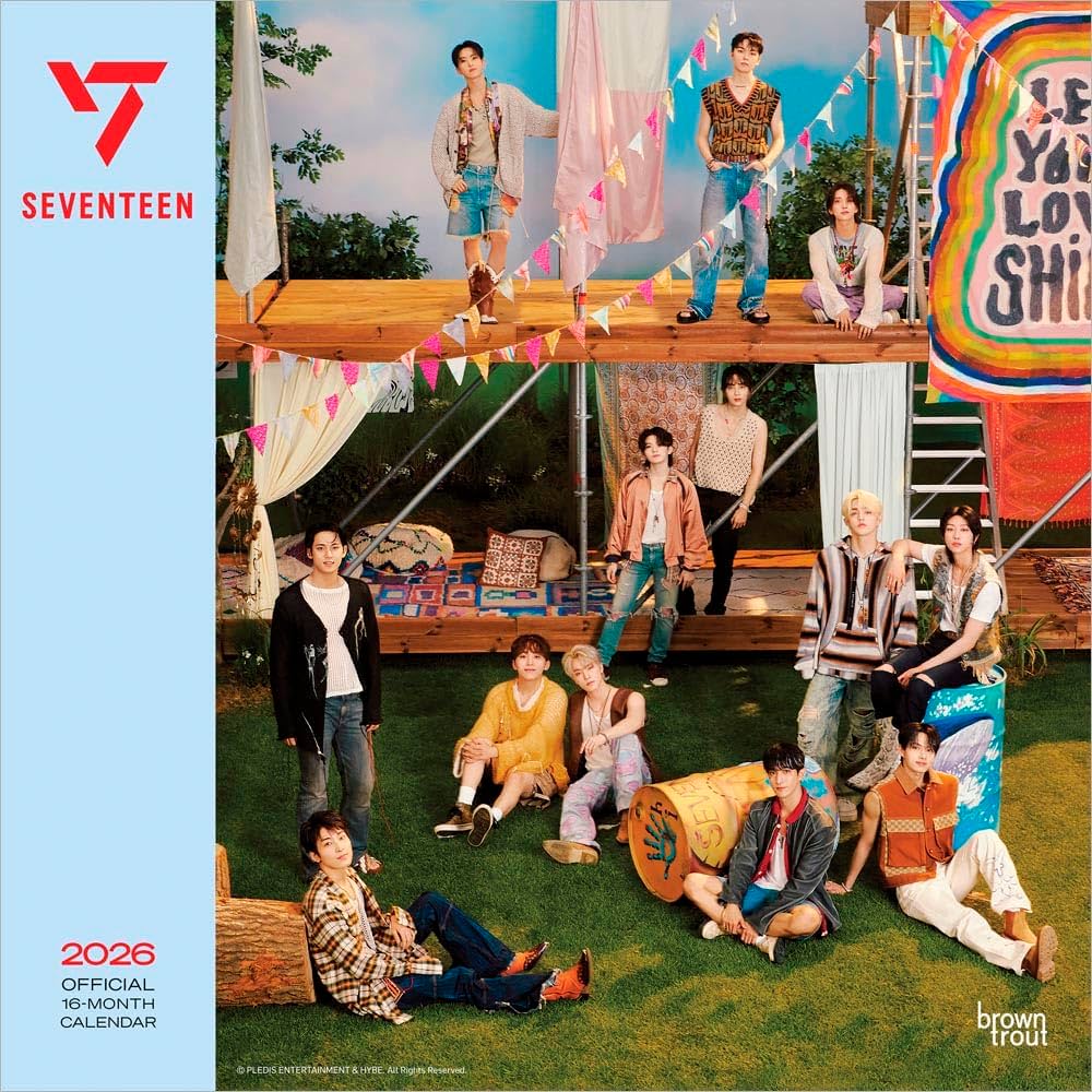 Seventeen OFFICIAL | 2026 12 x 24 Inch (Hanging) Monthly Square