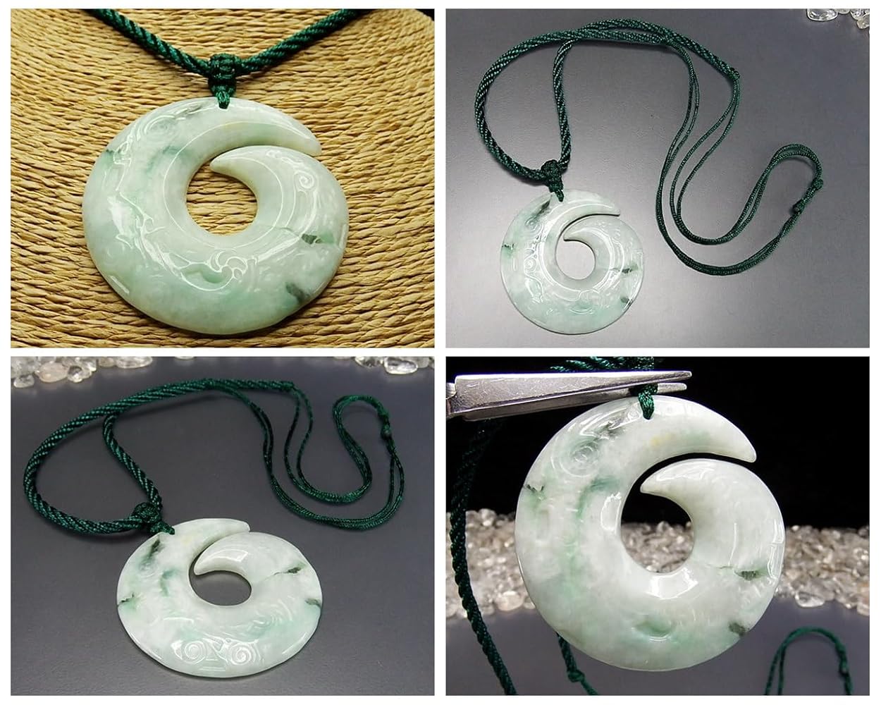 優婆夷・猟師さまオーダー＊白蛇抜け殻入り＊アメジストの守護勾玉