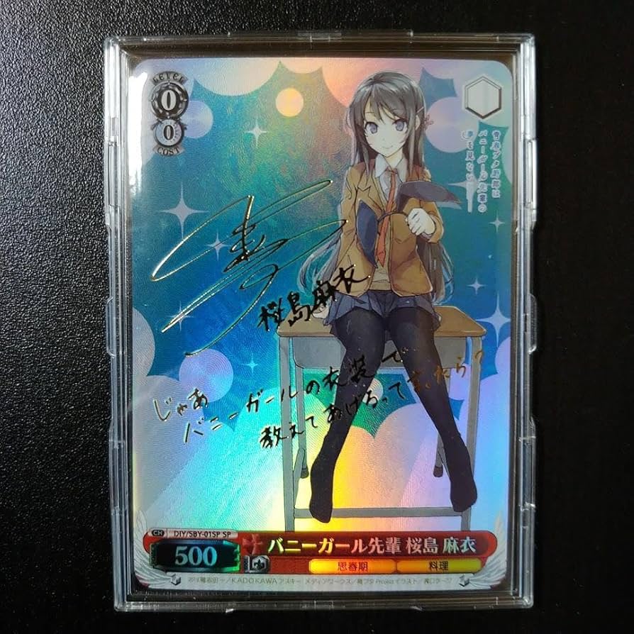 当たり前の日常 麻衣 サイン入りカード 当たり前の日常 麻衣 サイン