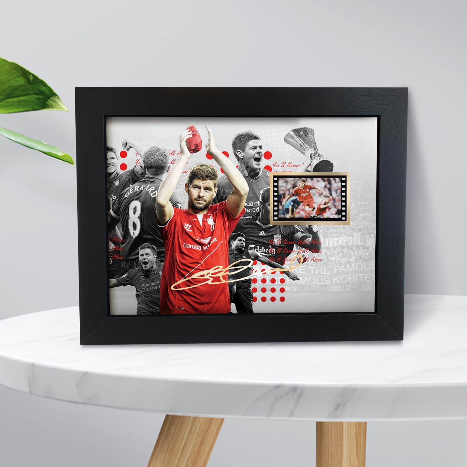 リバプール スティーブン・ジェラード 直筆サイン入りポスター 【公式