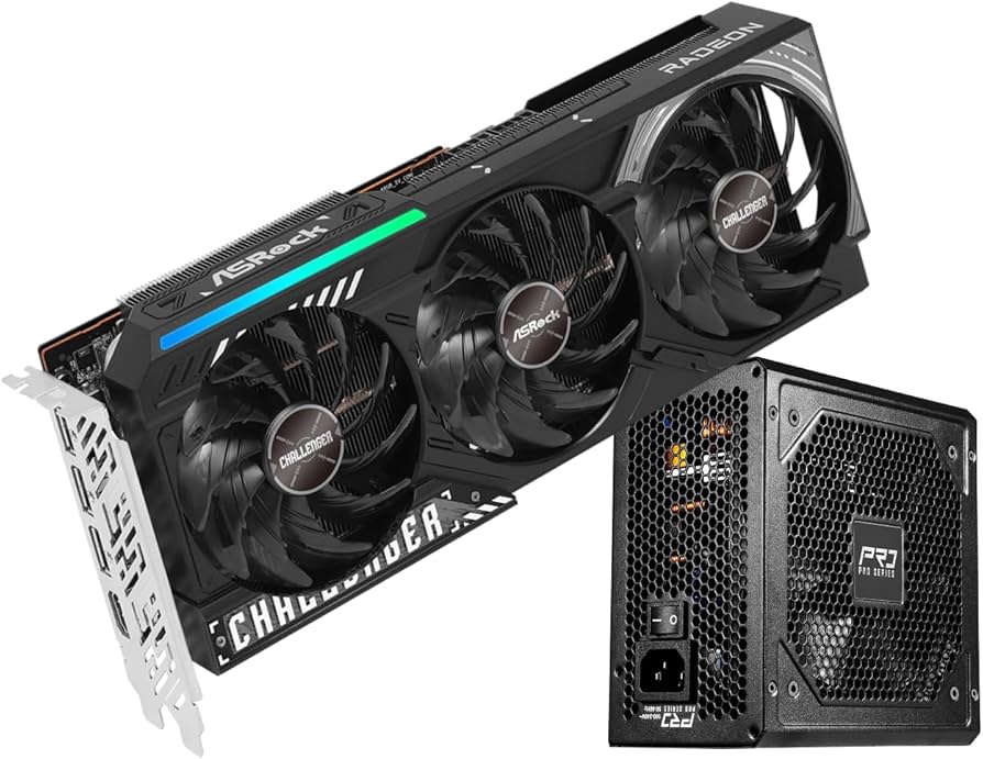 Amazon.com: ASRock Radeon RX 9070 XT Challenger 16GB & PRO 850W 80