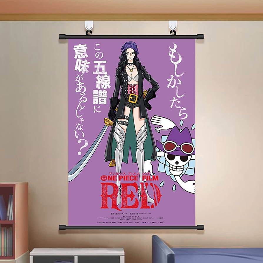 Amazon.co.jp: ワンピース タペストリー ポスター ルフィ ウタ サンジ