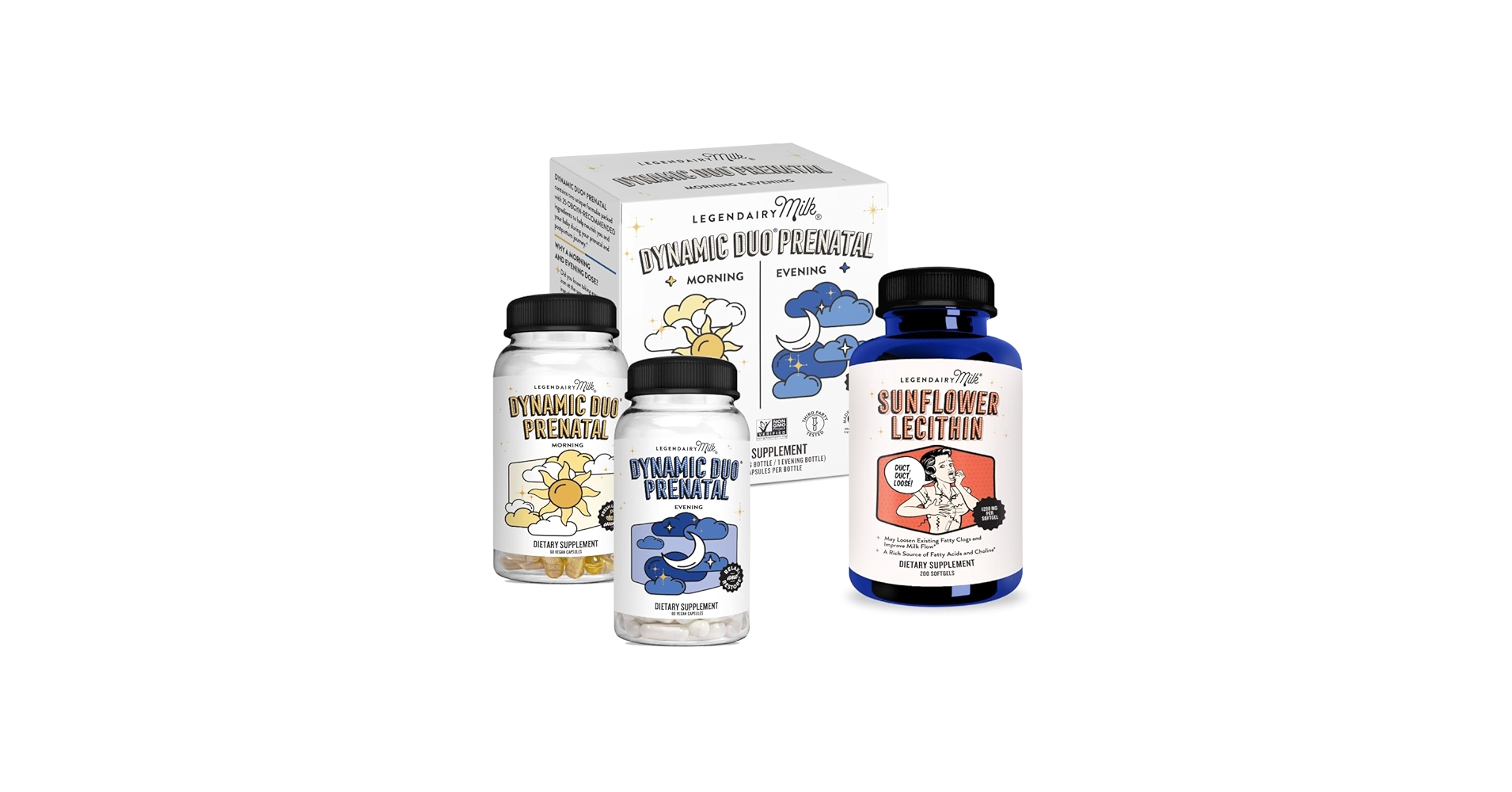 Amazon.com: Legendairy Milk Prenatal Vitamin + Sunflower Lecithin