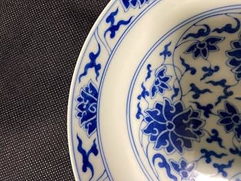 中国古美術 大清光緒年製 青花纏枝蓮文皿 染付 Amazon.co.jp: 中国古