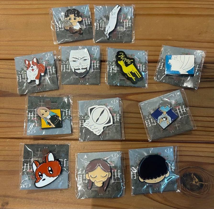 ヨルシカ ライブツアー 前世 ピンバッジガチャ 6個セット Amazon