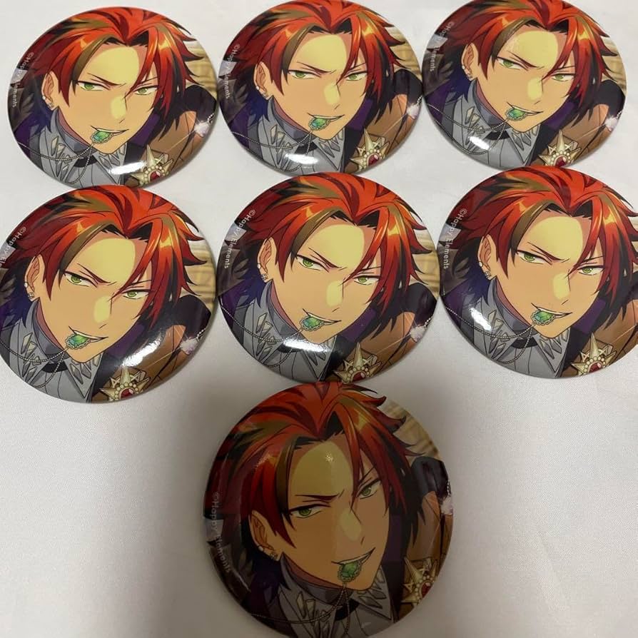 あんスタ テーマスカウト 2022 Winter缶バッジ 鬼龍紅郎 宝石商