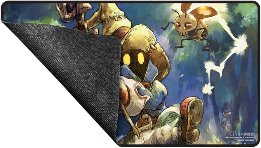 MTG×FF ウルトラプロ プレイマット 迷える黒魔道士、ビビ Amazon.co.jp