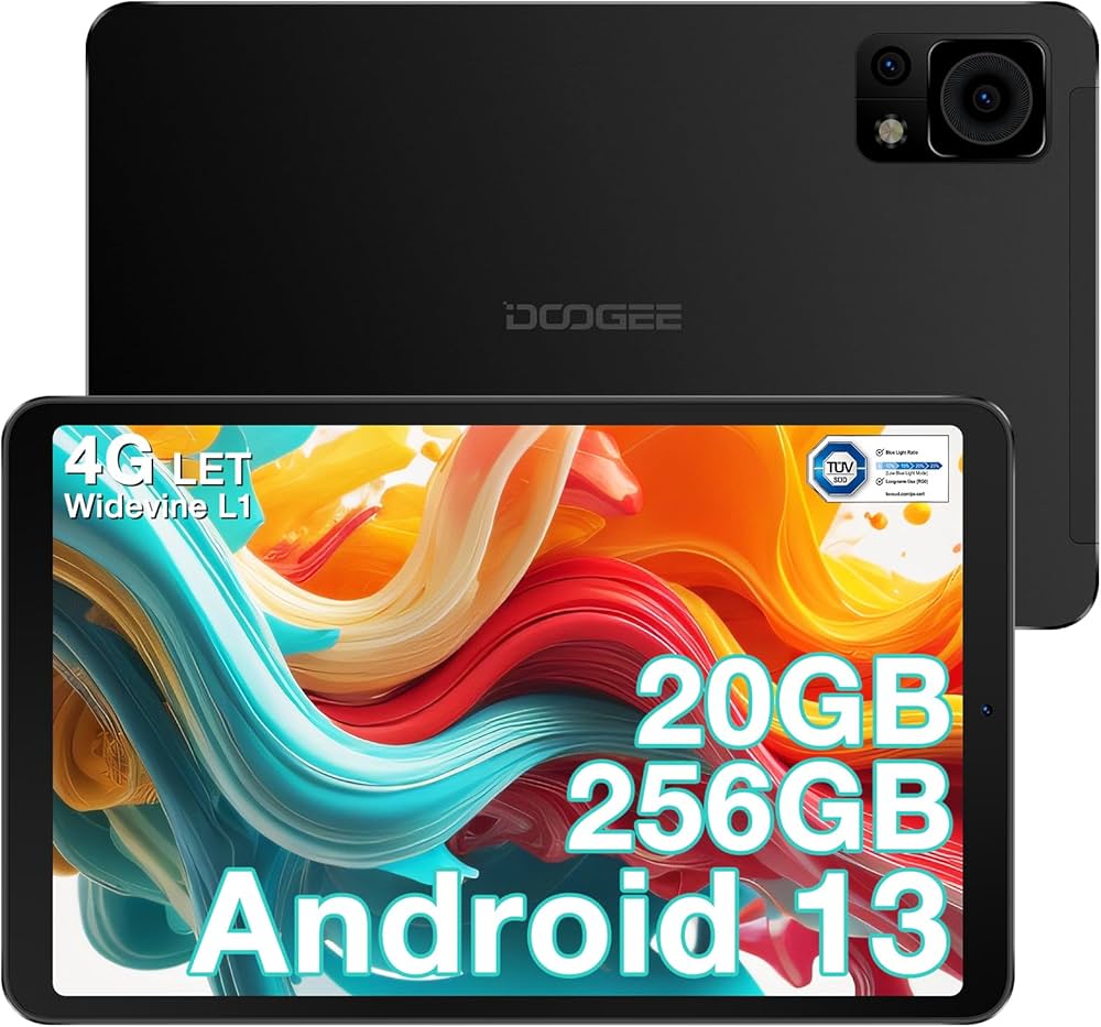 DOOGEE T20 Mini Pro 8 inch Android 13 Tablet, 20GB RAM+256GB ROM