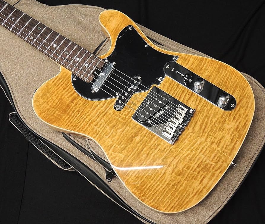 Amazon | AriaProII 615-AE200 B YG ブラックピックガード仕様 Yellow