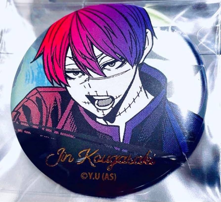 桃源暗鬼 皇后崎迅 メイド 缶バッジ マズル 桃源暗鬼 皇后崎迅 メイド