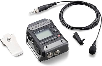 Amazon.com: Zoom F1 Field Recorder with Lavalier Microphone