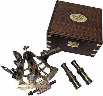 Amazon.co.jp: 真鍮航海六分儀ヴィンテージアンティークアストロラーベ
