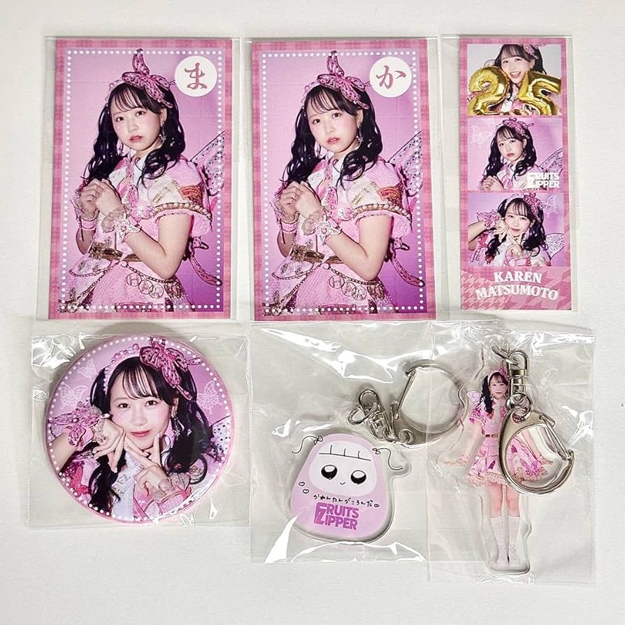 FRUITSZIPPER 松本かれん 生誕記念ラッフル 2025 チェキ FRUITS ZIPPER