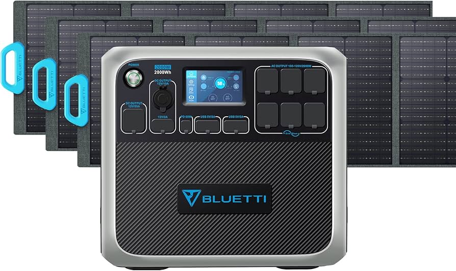 Amazon.co.jp: BLUETTI AC200P ポータブル電源 大容量 2000Wh PV120