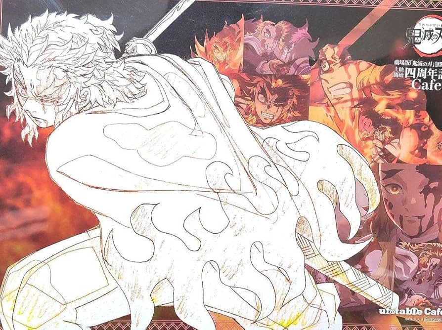 煉獄杏寿郎 ランチョンマット 鬼滅シアター ダイニング dining 鬼滅の