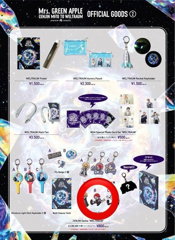 Mrs. GREEN APPLE ミセス ポップアップ ガチャ コンプリート Mrs