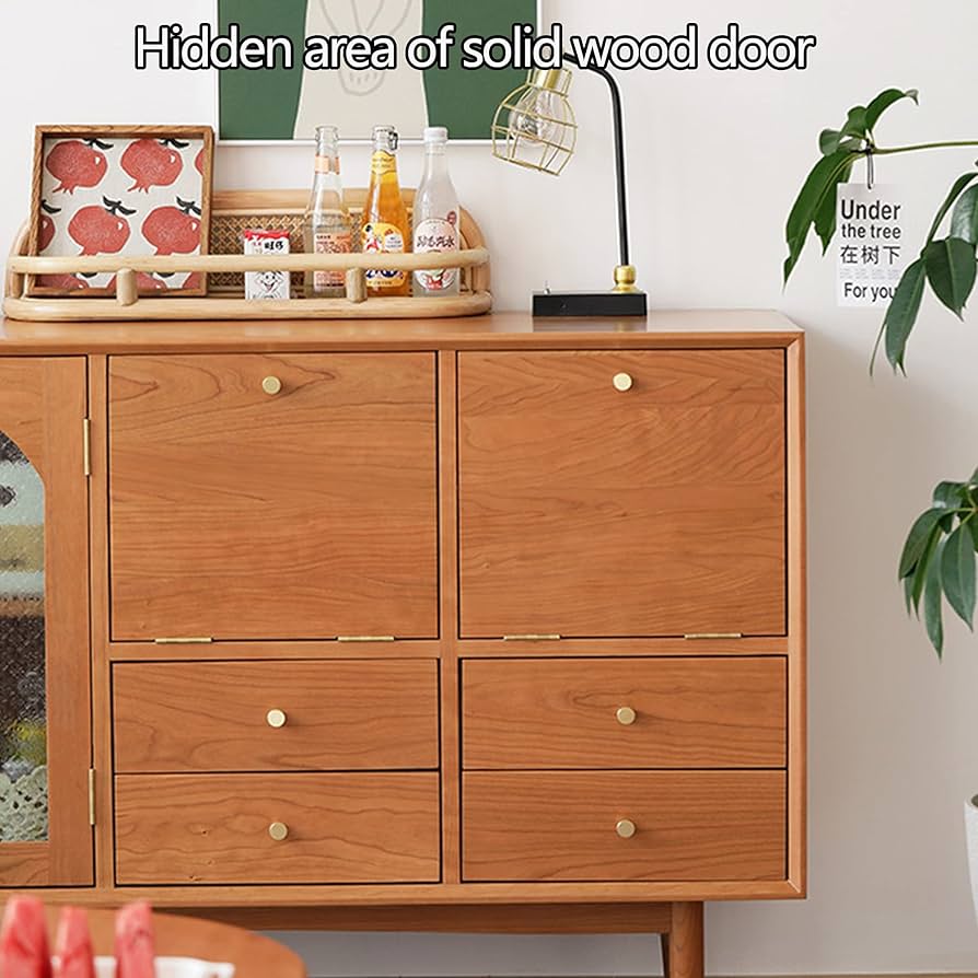 Amazon｜モダンなサイドボードビュッフェ収納キャビネット、収納付き