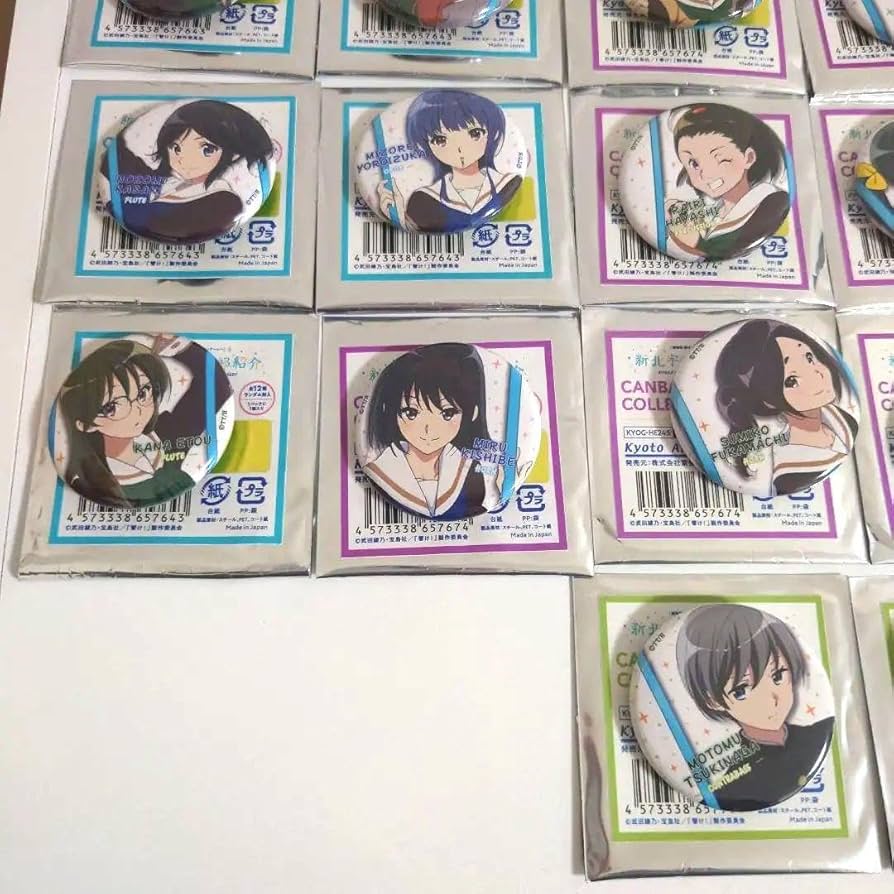 響け！ユーフォニアム 新北宇治高校吹部紹介 缶バッジ 第6弾 9種類