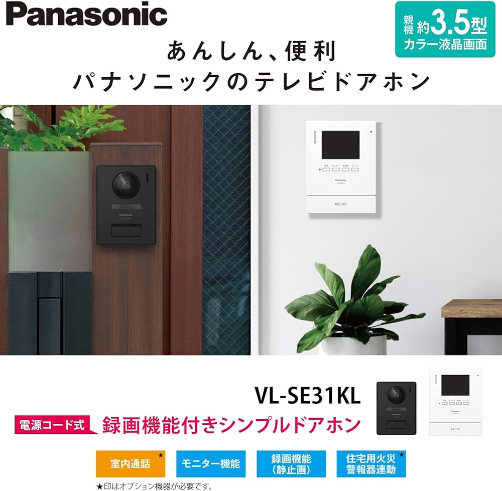 Amazon.co.jp: Panasonic VL-SE31KL TV Intercom, Power Cord Type
