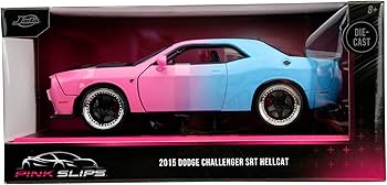 Amazon.com: Jada Pink Slips 1:24 W5 2015 Dodge Challenger SRT