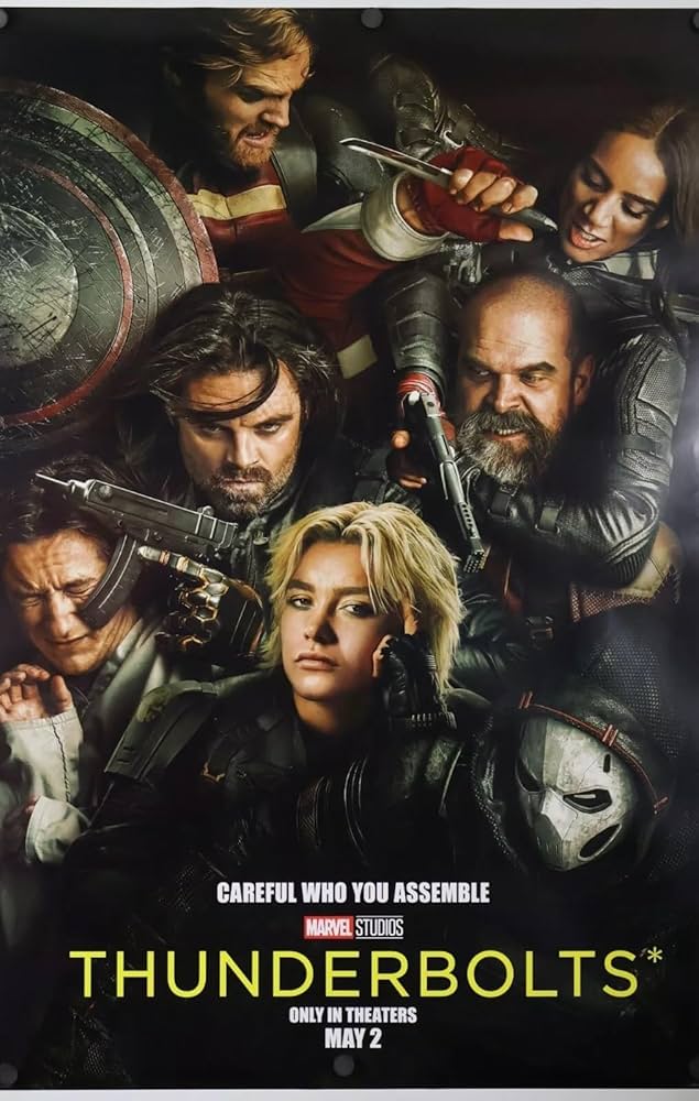 2点セット フレーム黒 映画ポスター サンダーボルツ マーベル US版 mi1