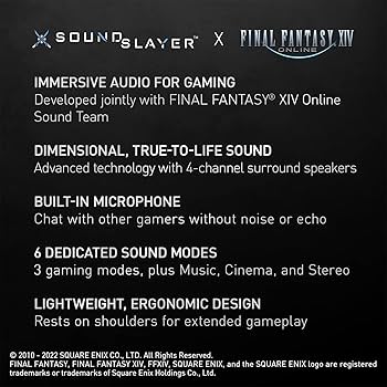 Amazon.com: Panasonic SoundSlayer Final Fantasy XIV Online Edition