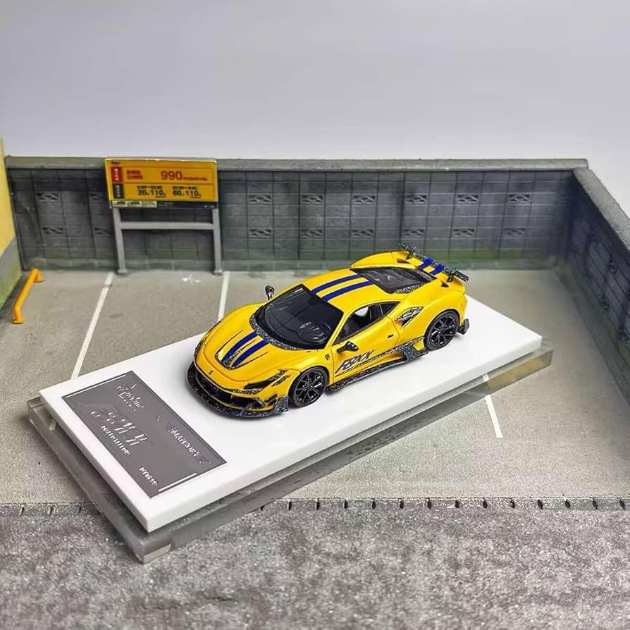 Amazon | 1/64 Fuelme Mansory マンソリー フェラーリ F8XX 黄色