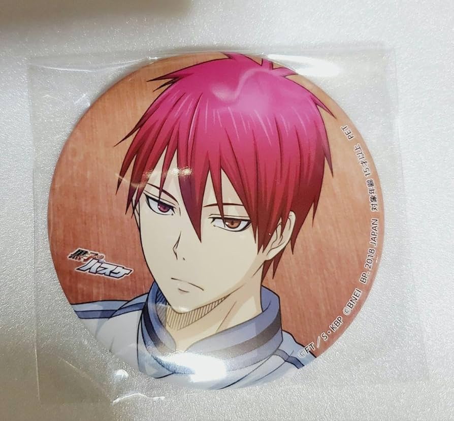 黒子のバスケ 缶バッジ 赤司征十郎 黒子のバスケ トレーディング缶