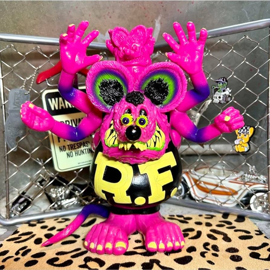 BLACKBOOK TOY RatFink ラットフィンク 阿修羅 ソフビ