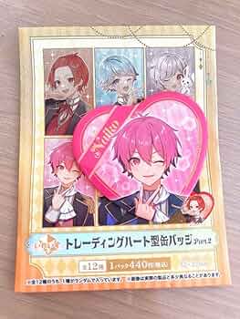 第1弾 いれいすハート缶バッチ ないこさんデフォ×81 第1弾 いれいす