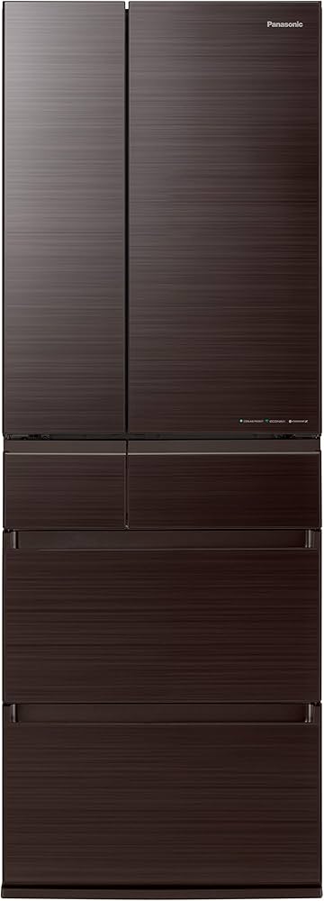 Amazon | パナソニック 冷蔵庫 幅65cm 500L アルベロダークブラウン NR